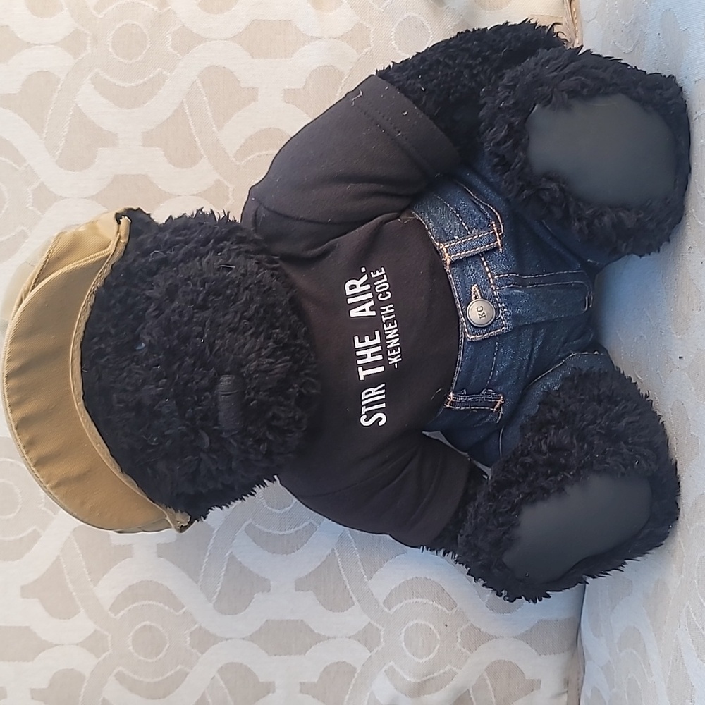 Bear of Color Jean Shorts Cool Cap Frindly Face Toy Teddy  Bear Iooking For Home